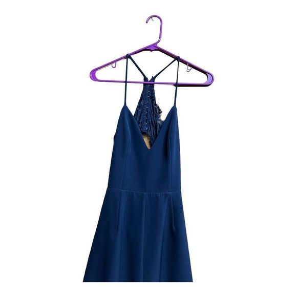 Lovers + Friends Navy Maxi Dress - Picture 4 of 13